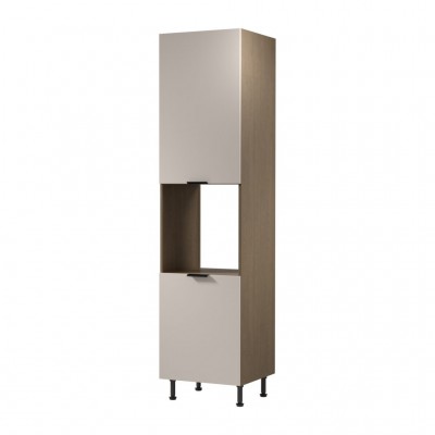 Virtuvės spinta SRN2-BP D60PWN-L orkaitei (kairinė) (Baltic Storm/Beige)